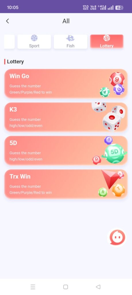 Raja Luck Color Prediction Game 